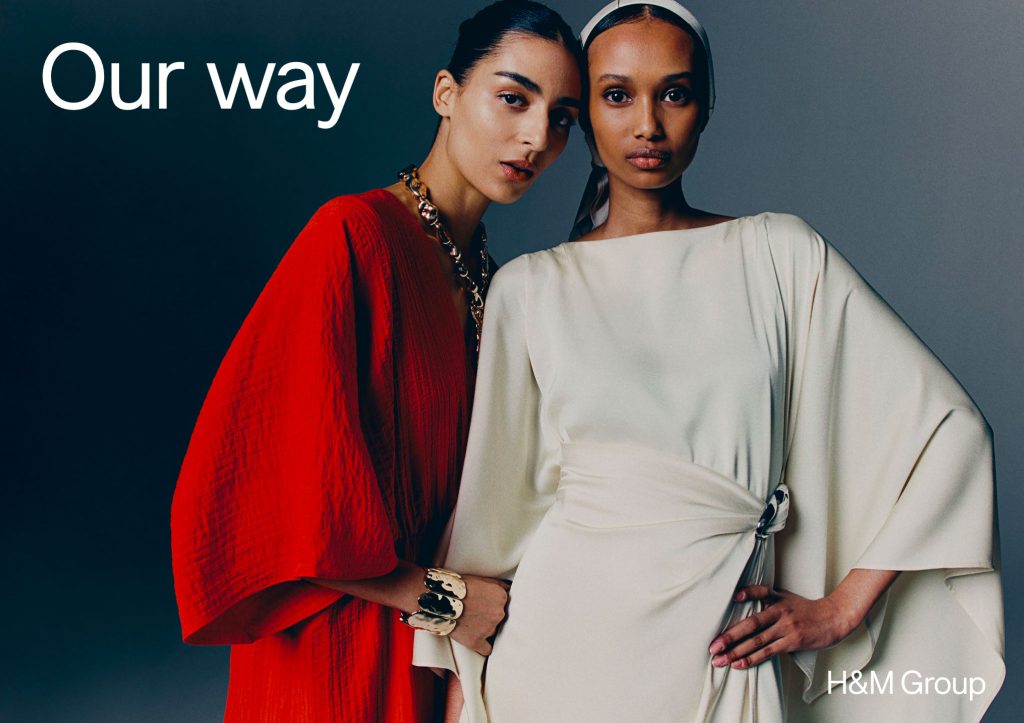 "Cover of H&M Group's 'Our way' document, representing company values and ethical business practices.